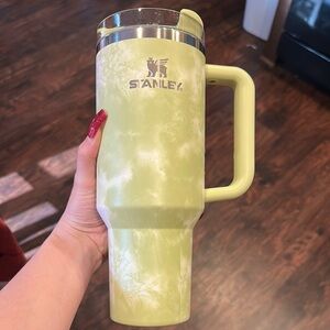 Green Tie Dye Stanley Tumbler